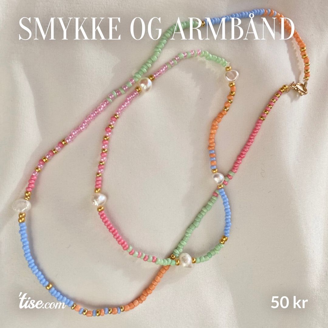 Smykke og armbånd