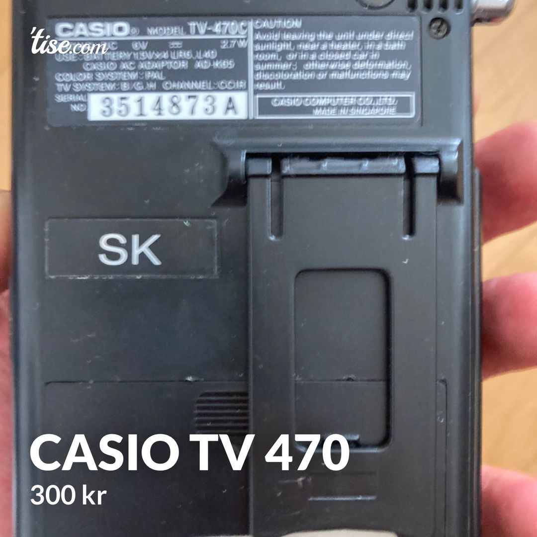 Casio TV 470