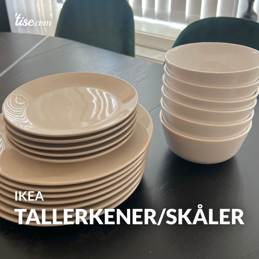 Tallerkener/skåler