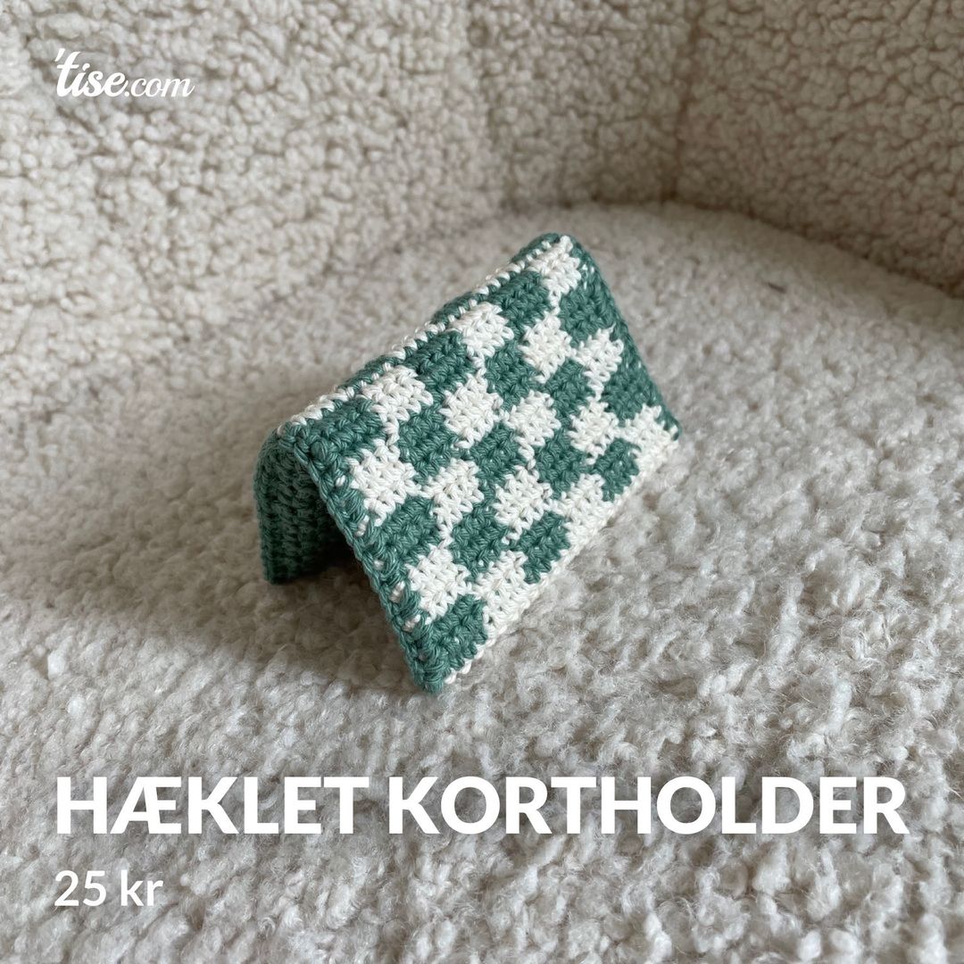 Hæklet kortholder