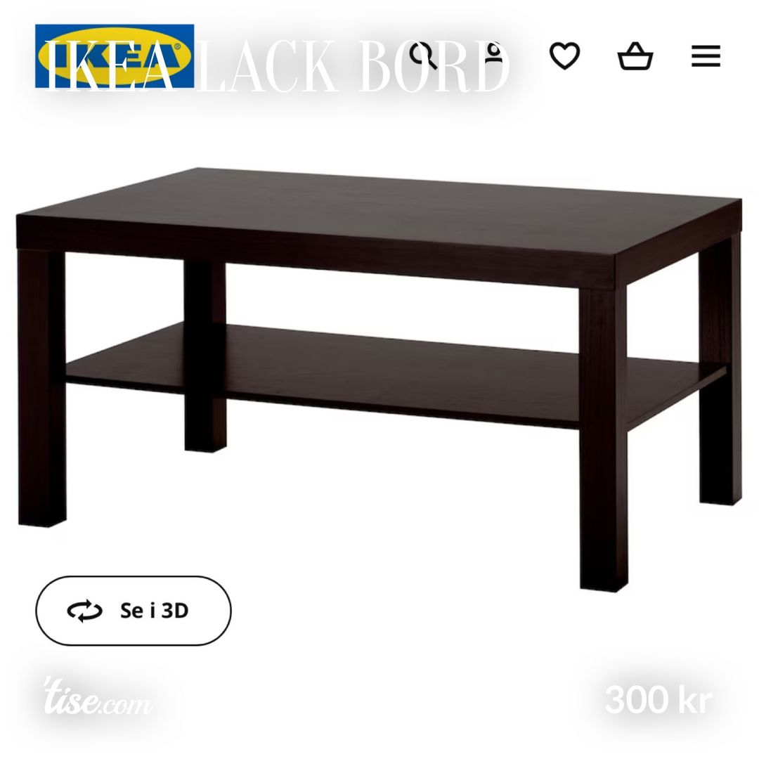 Ikea lack bord