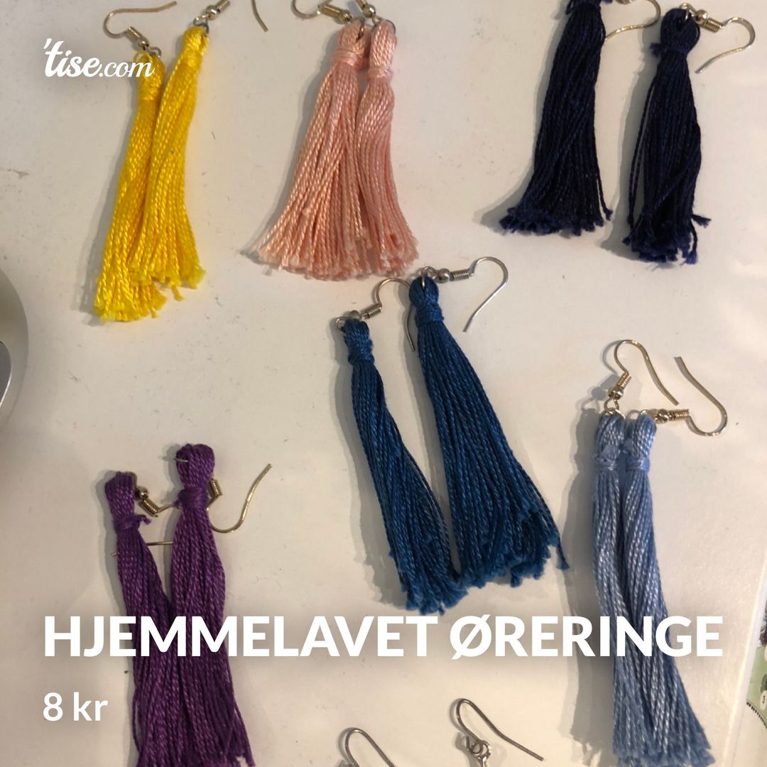 Hjemmelavet øreringe