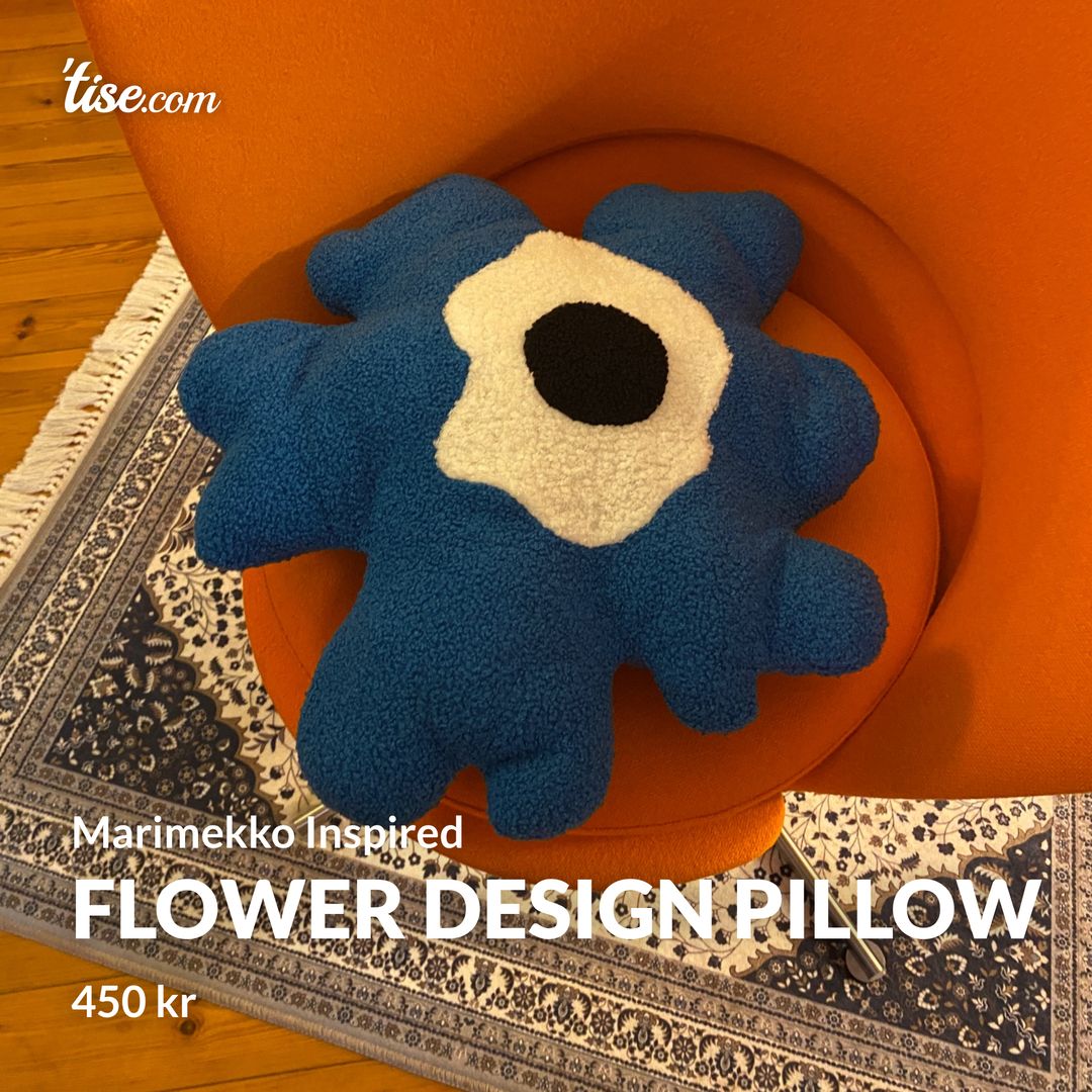 Flower Design Pillow