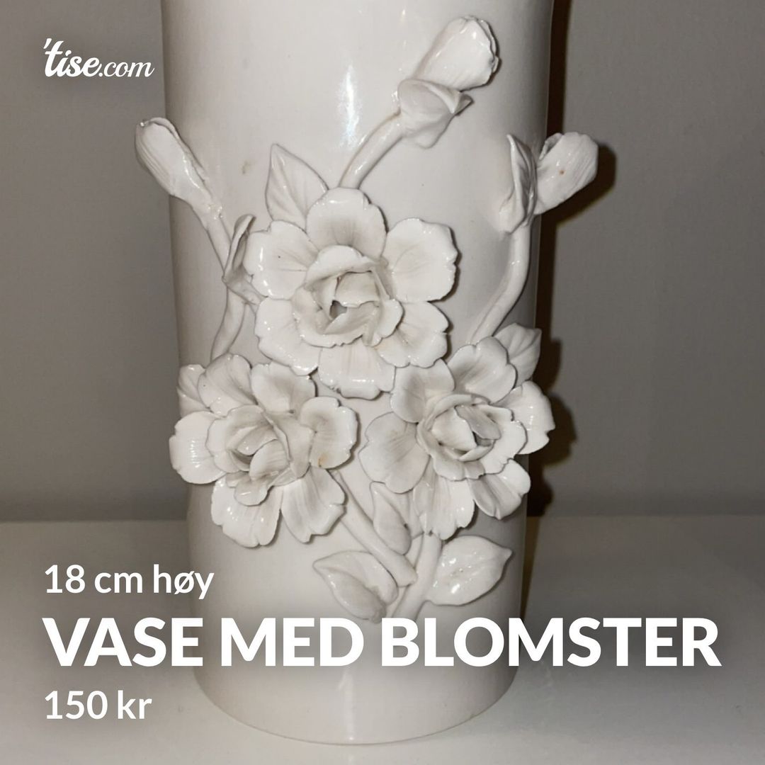 Vase med blomster