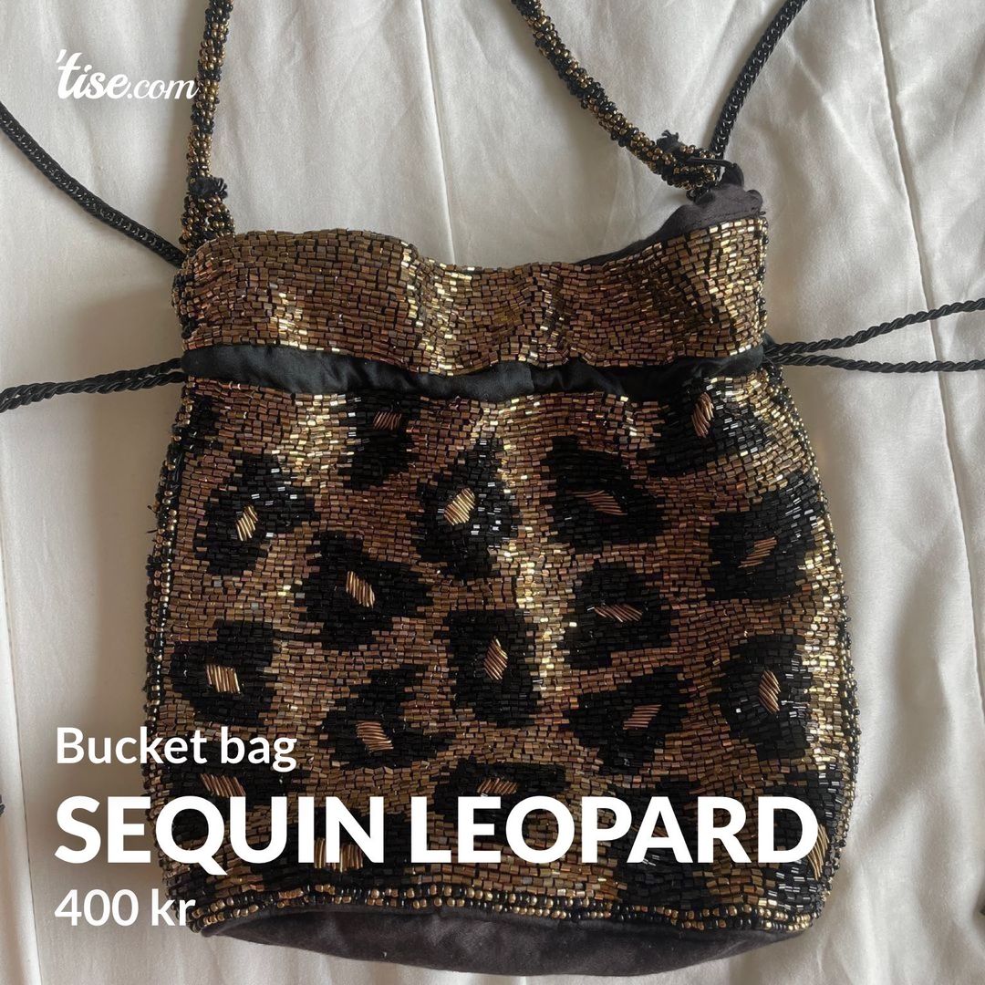 Sequin leopard