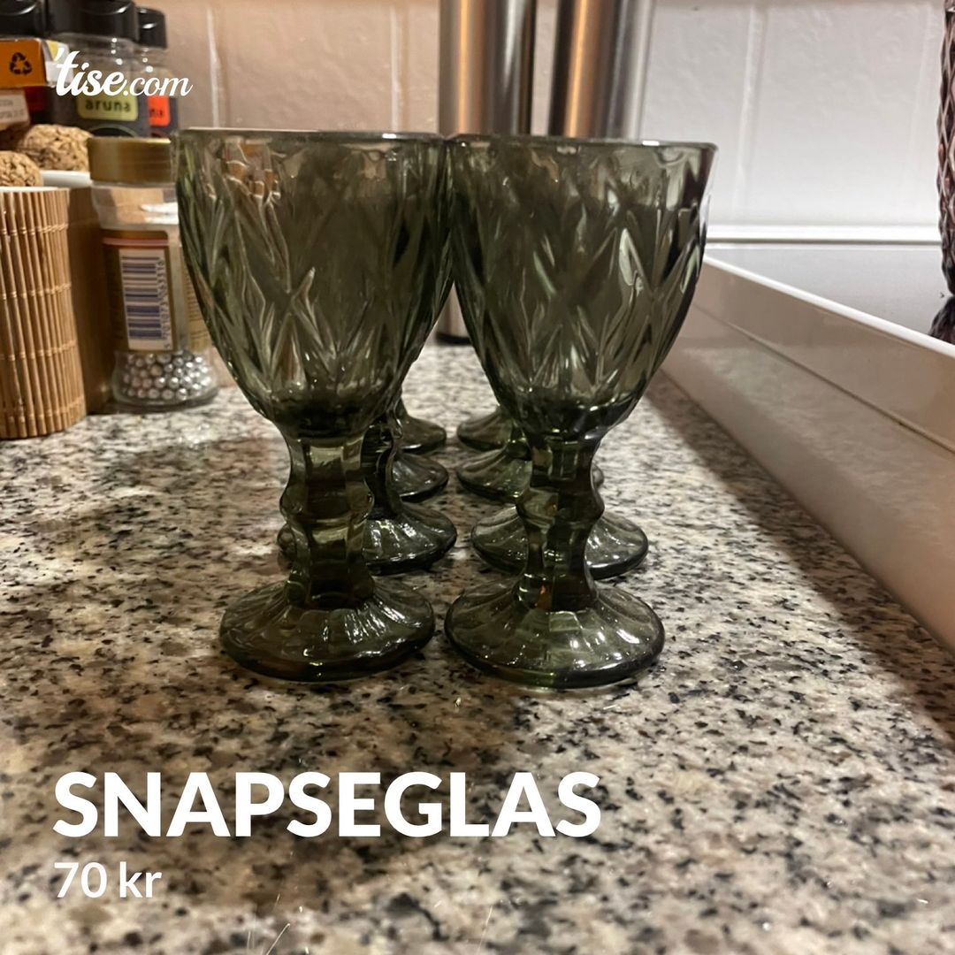 Snapseglas