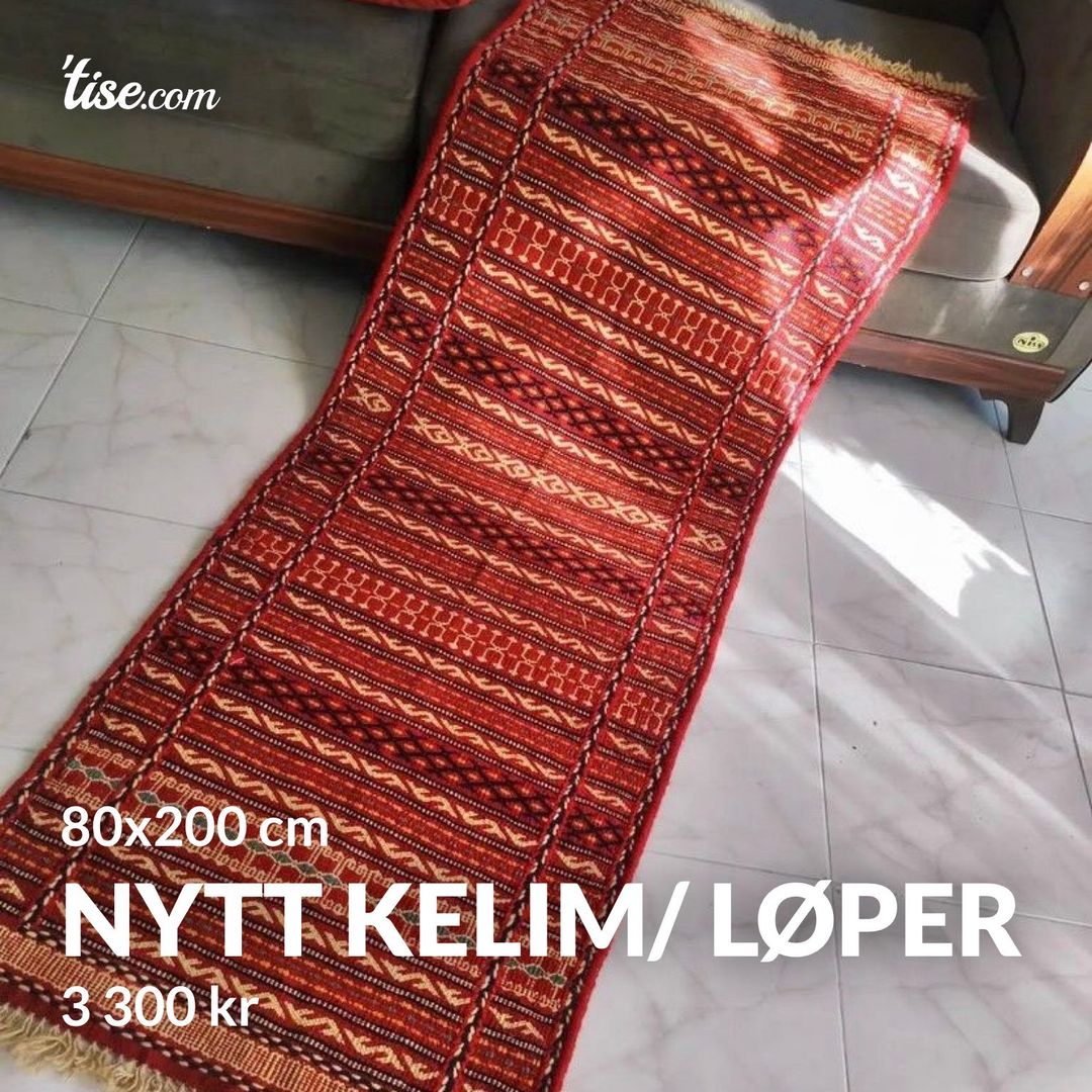 Nytt kelim/ løper