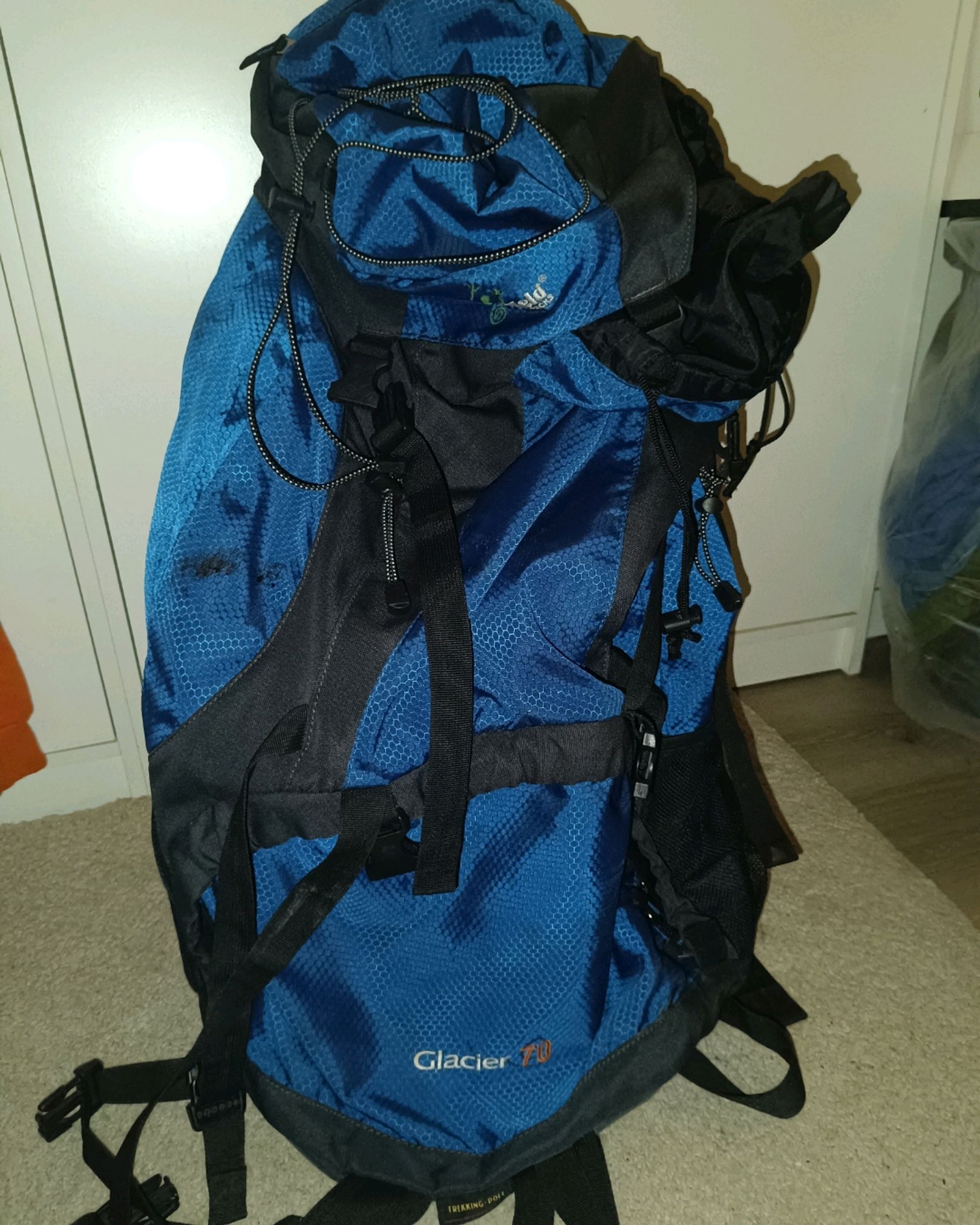 Glacier 70L, Ubrukt