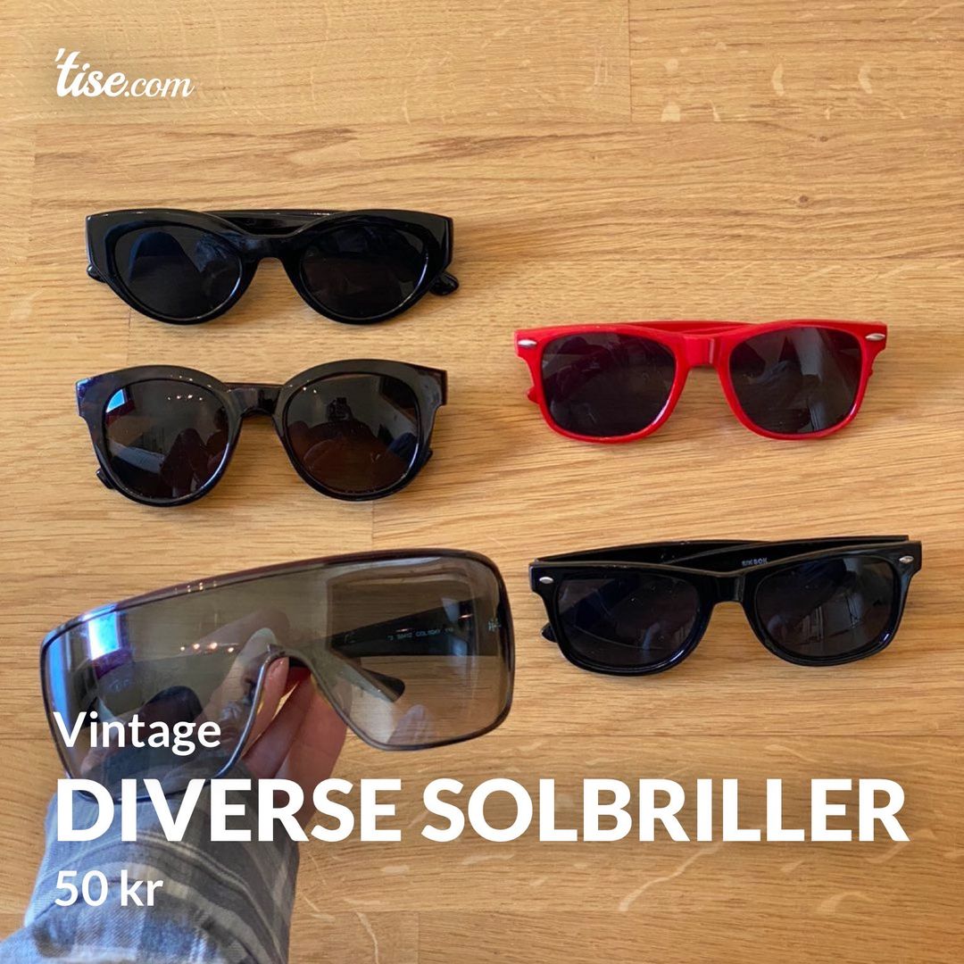 Diverse solbriller