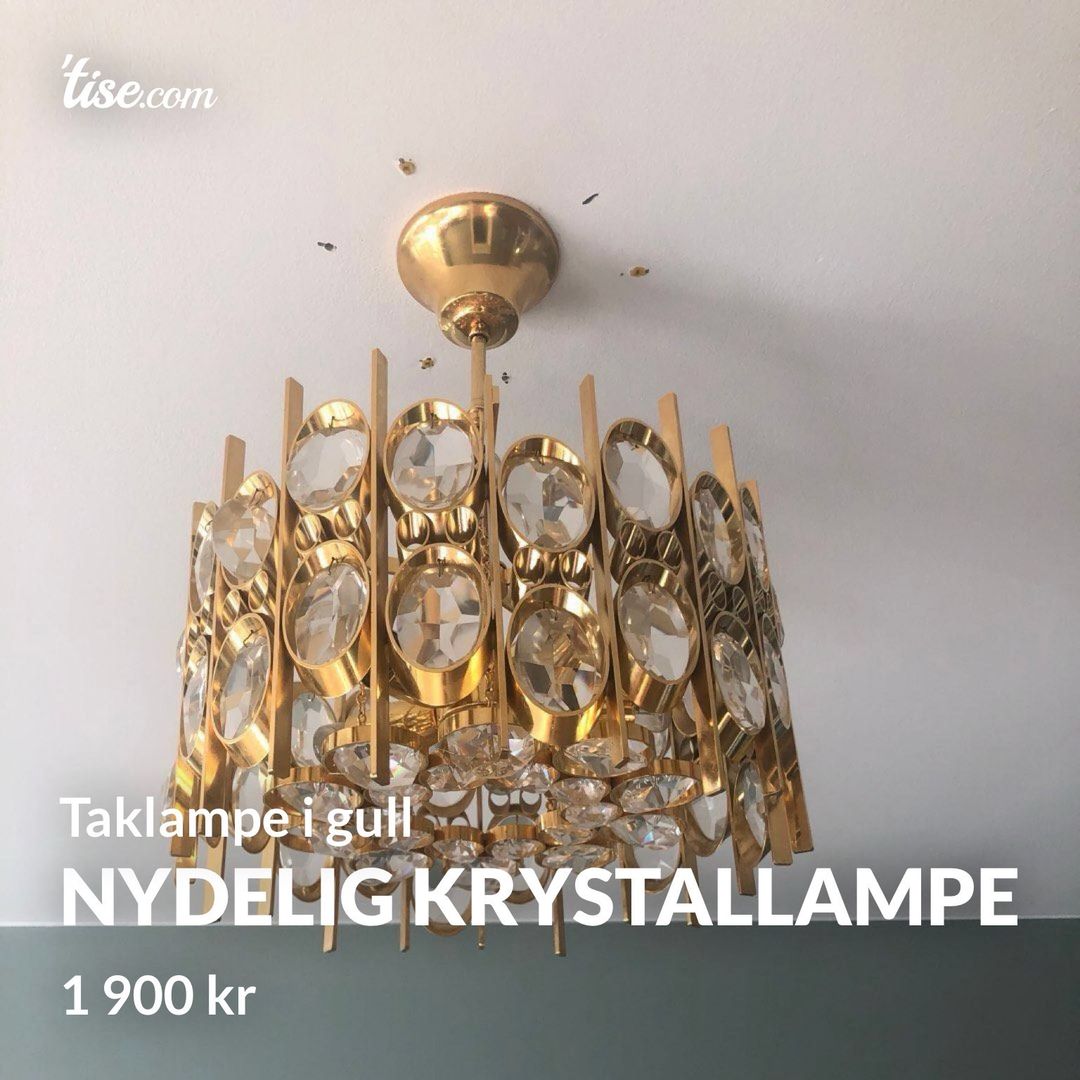 Nydelig krystallampe