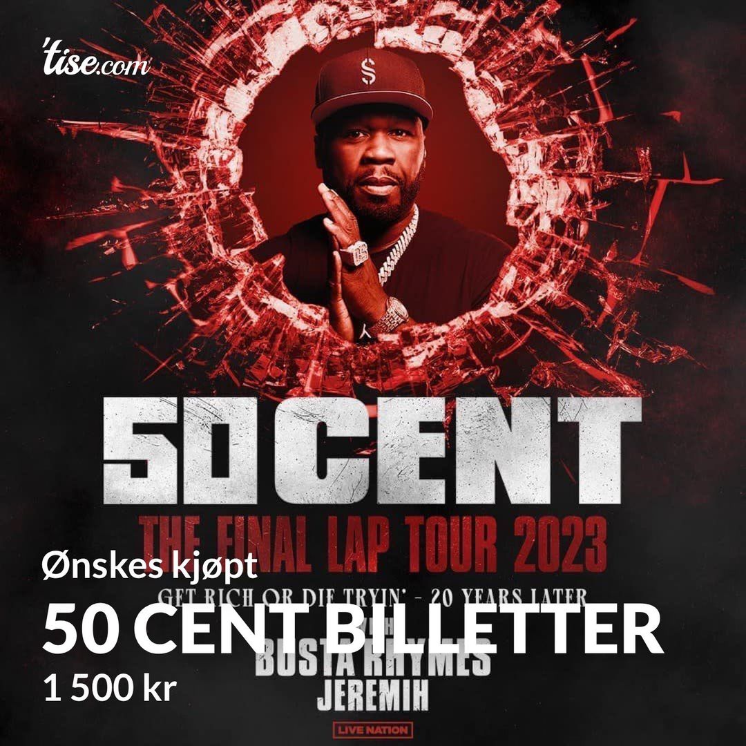 50 cent billetter