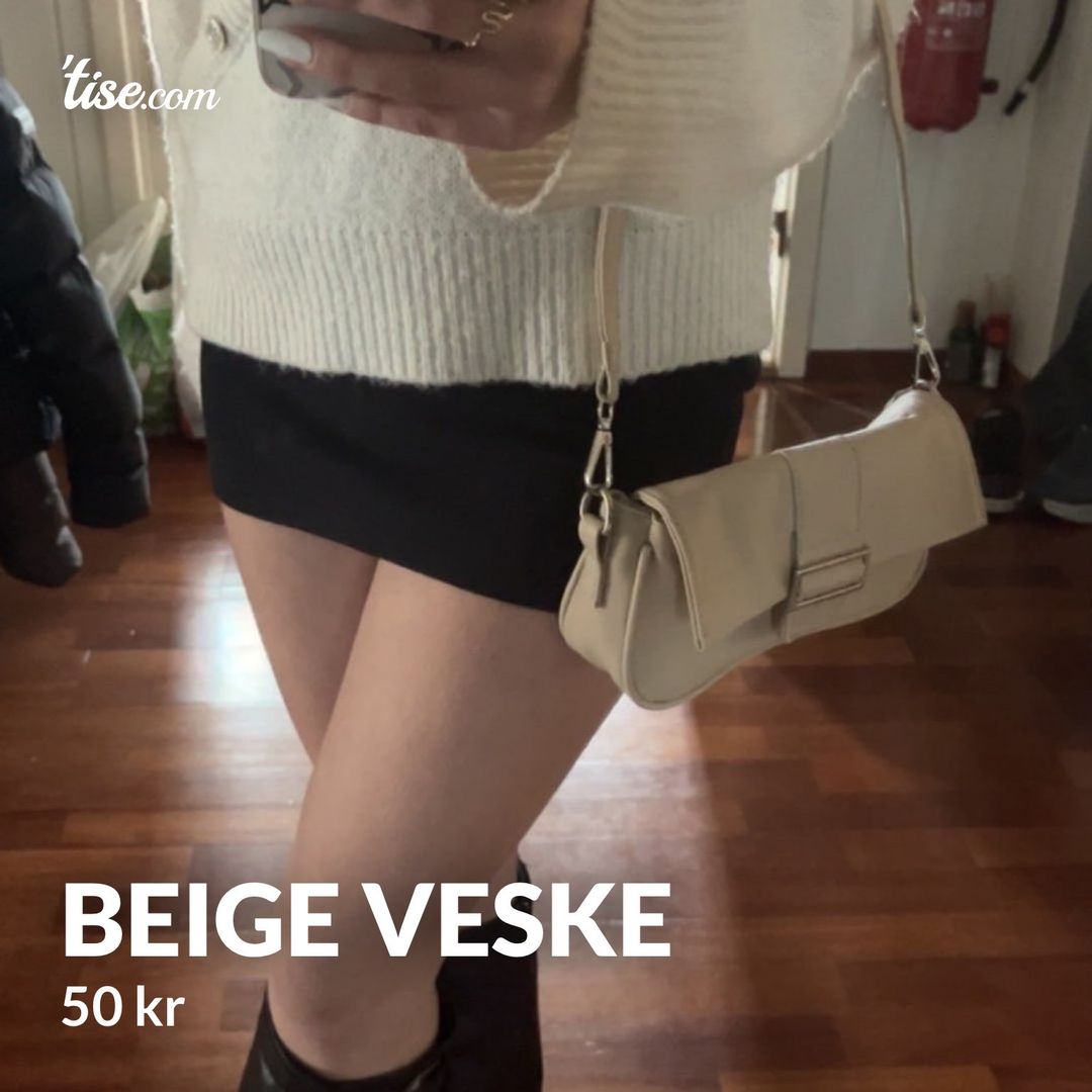 Beige veske