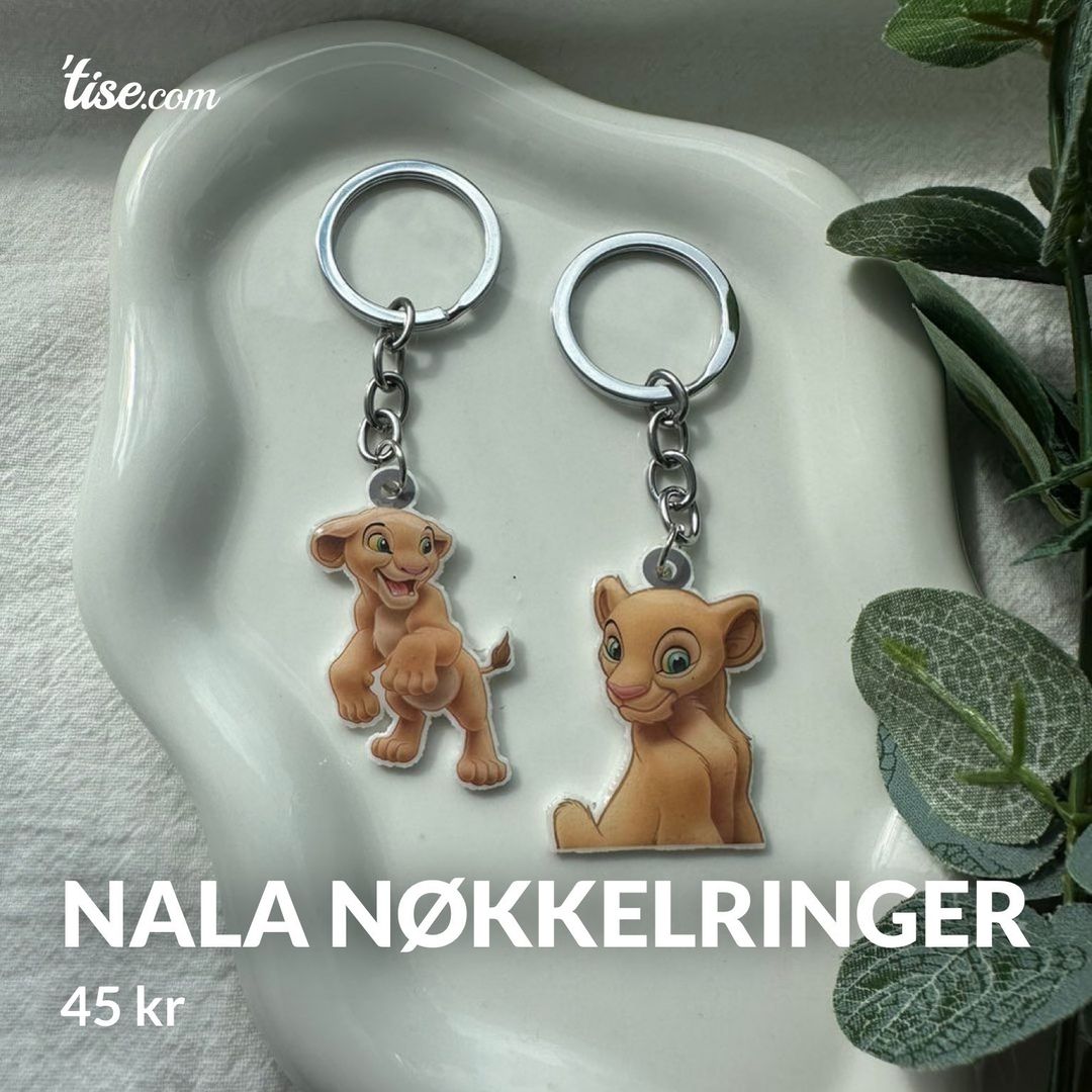 Nala nøkkelringer