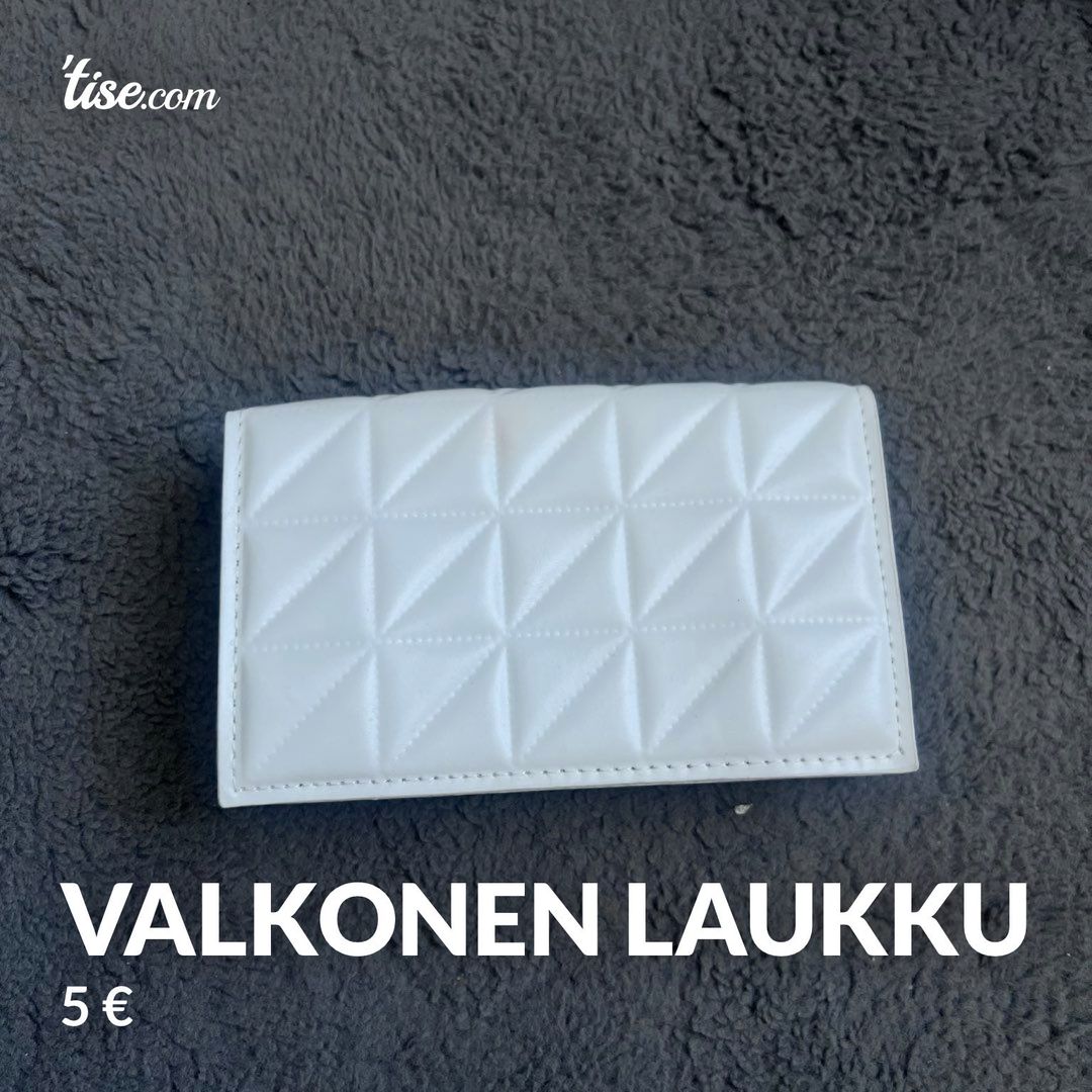 Valkonen laukku