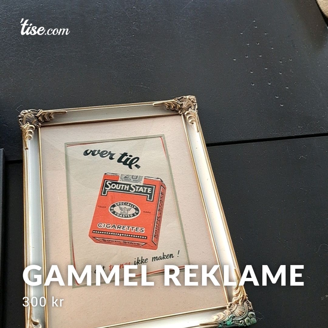 Gammel Reklame