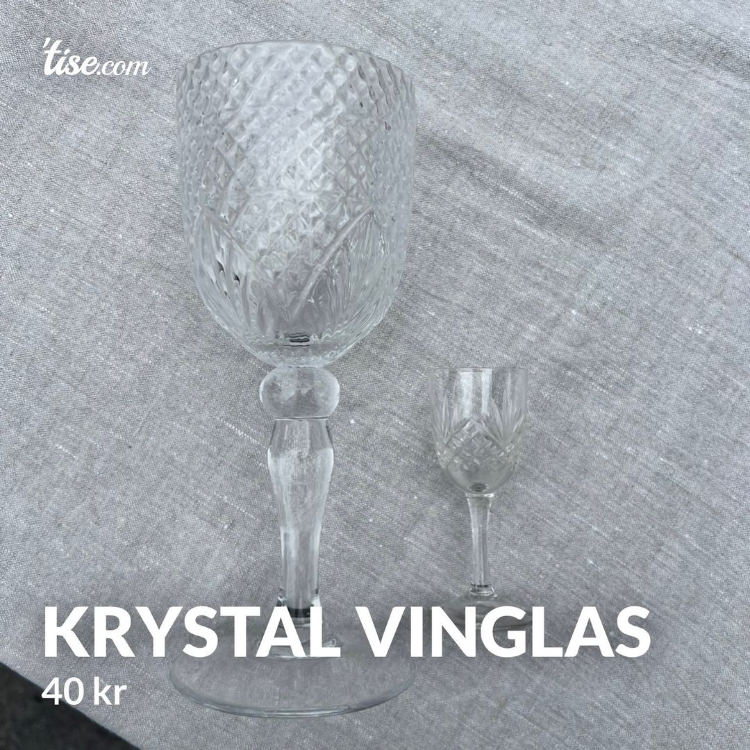 Krystal vinglas