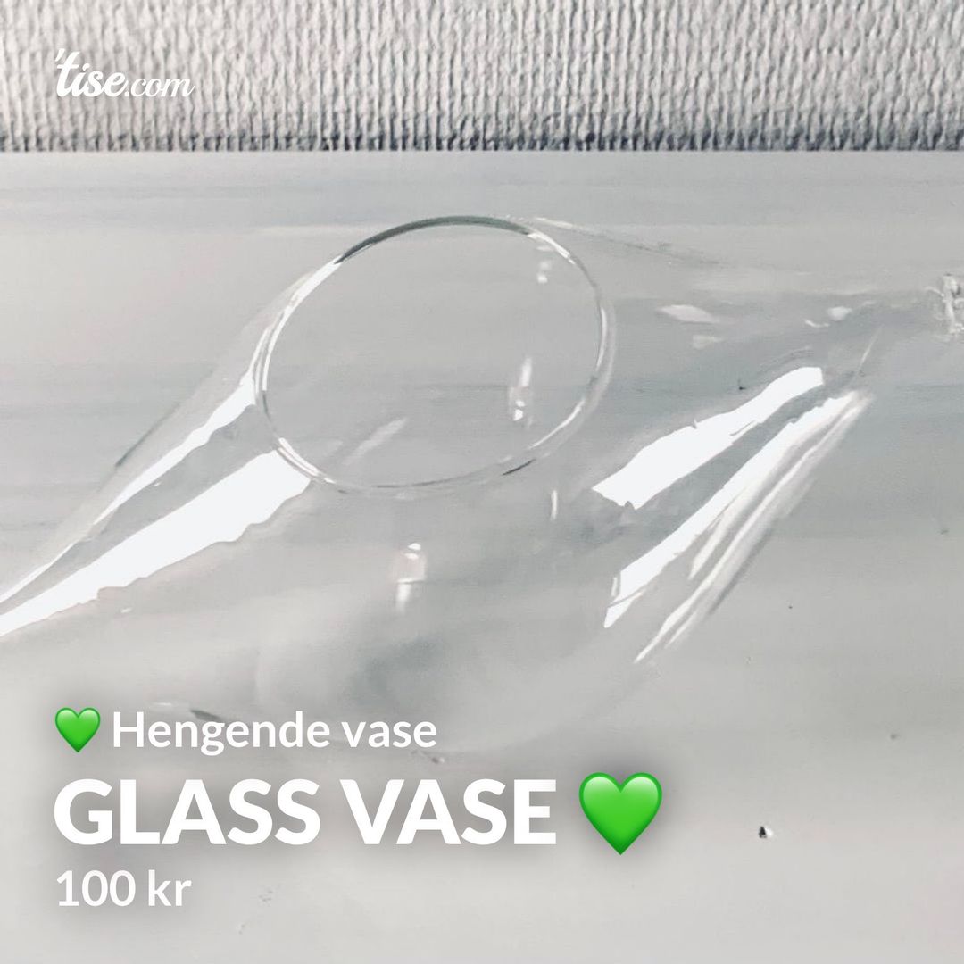 Glass vase 💚