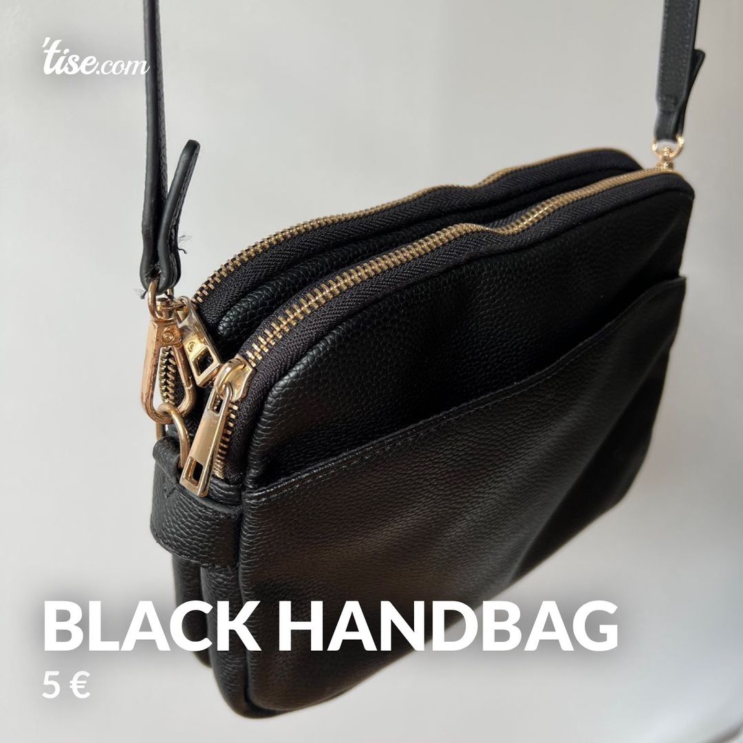 Black handbag