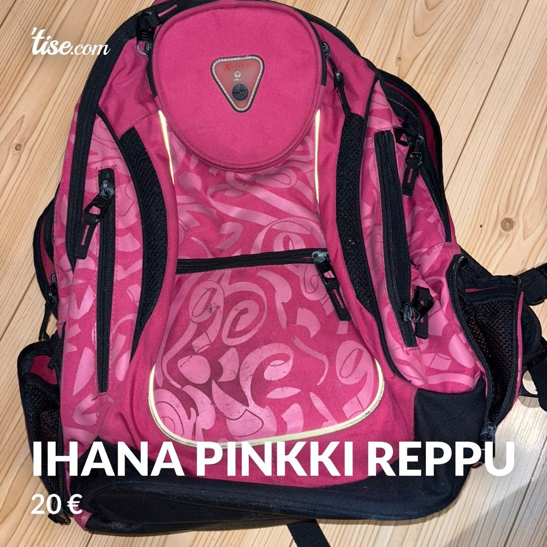 Ihana pinkki reppu