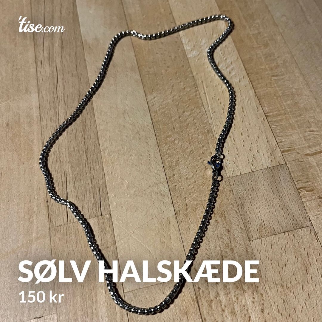 Sølv halskæde