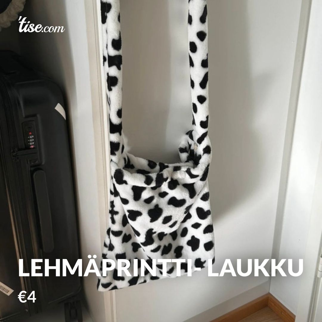 Lehmäprintti- laukku