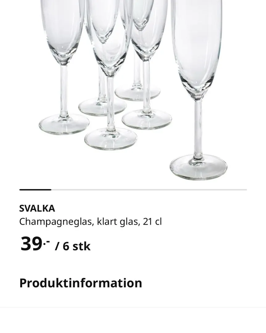 36 Champagneglas