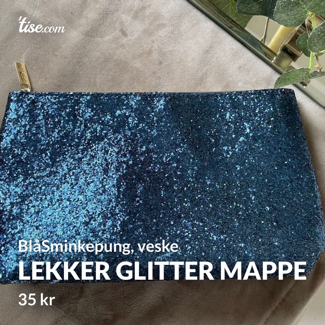 Lekker glitter mappe