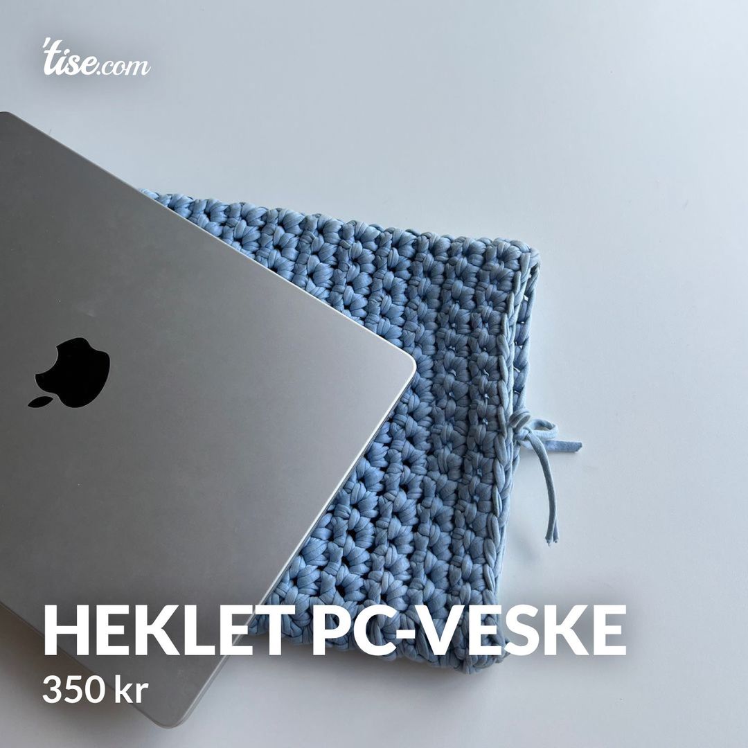 Heklet pc-veske