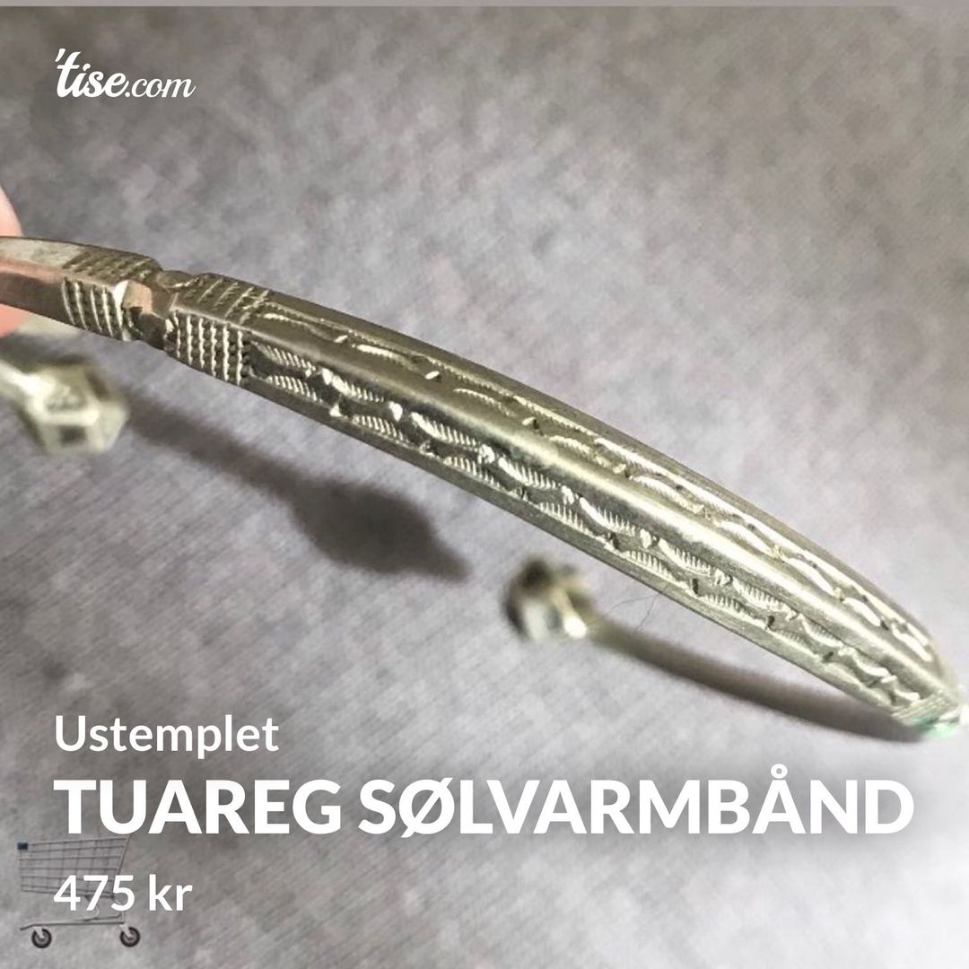 Tuareg sølvarmbånd