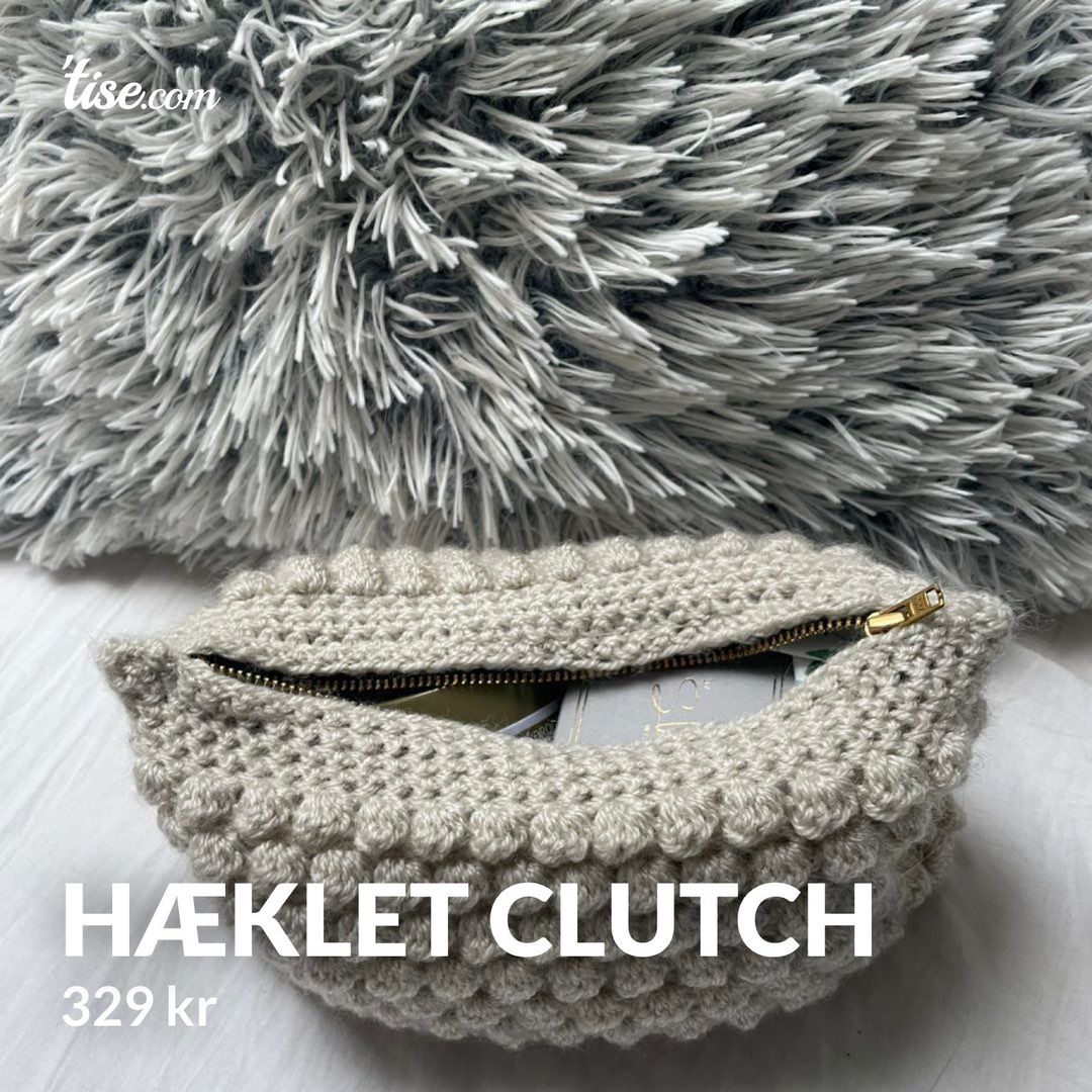 Hæklet clutch