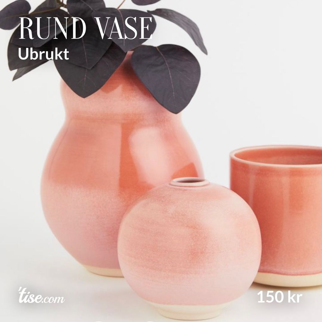 Rund vase