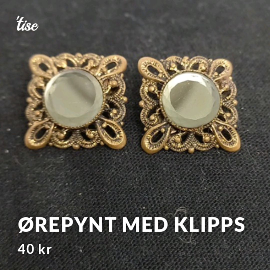 Ørepynt Med Klipps