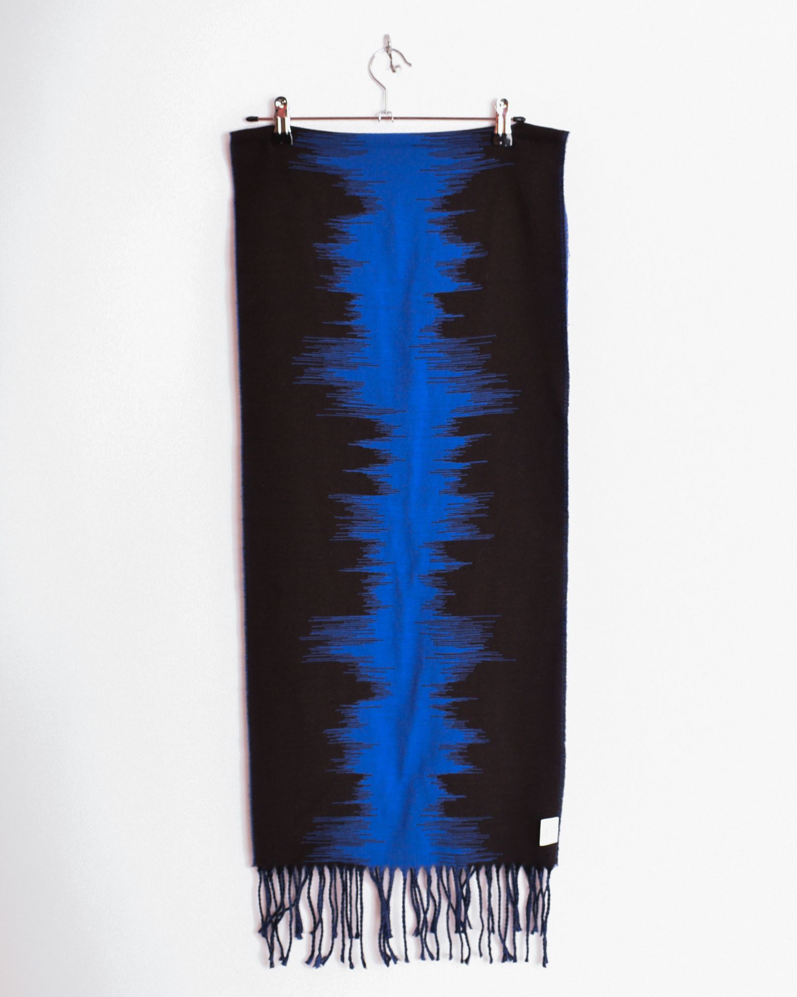 Black  Blue scarf