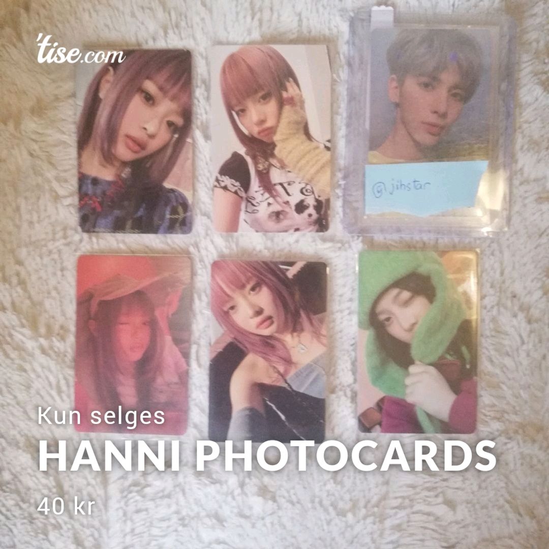 Hanni photocards