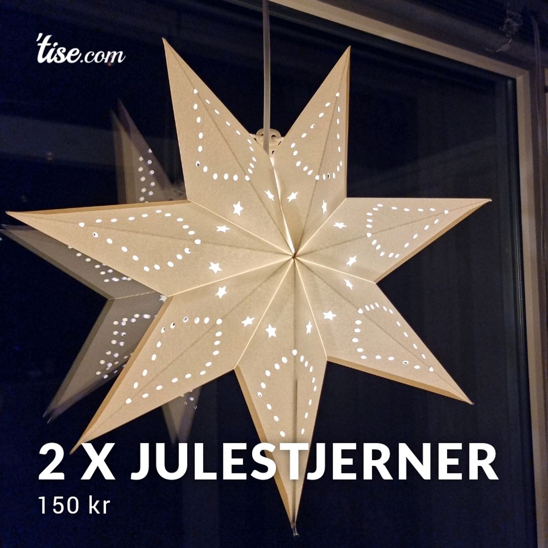 2 X Julestjerner