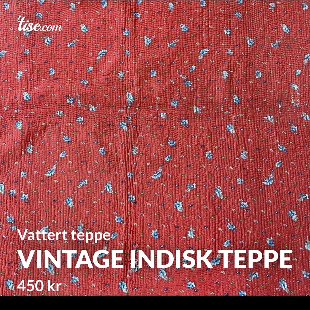 Vintage indisk teppe