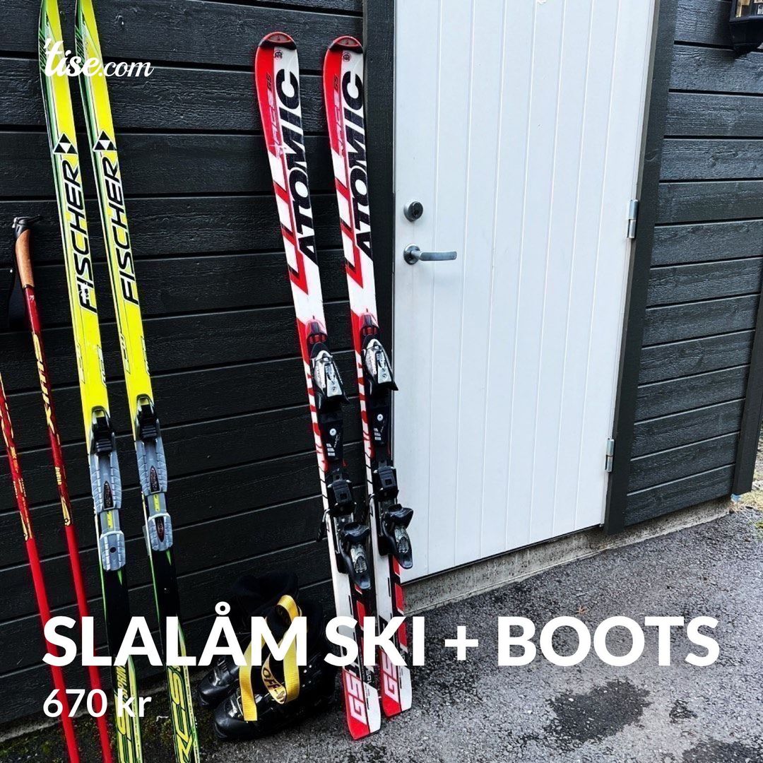 Slalåm ski + boots