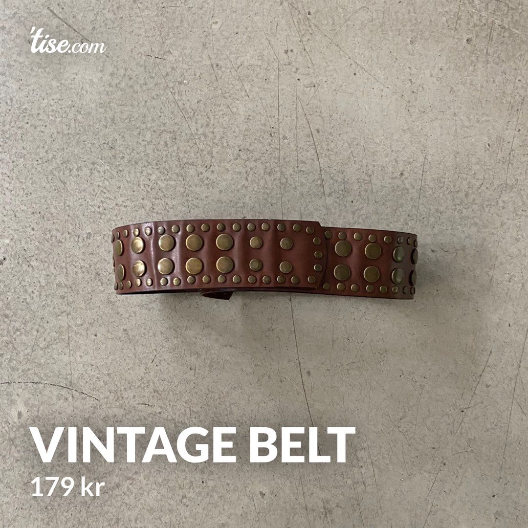 Vintage belt