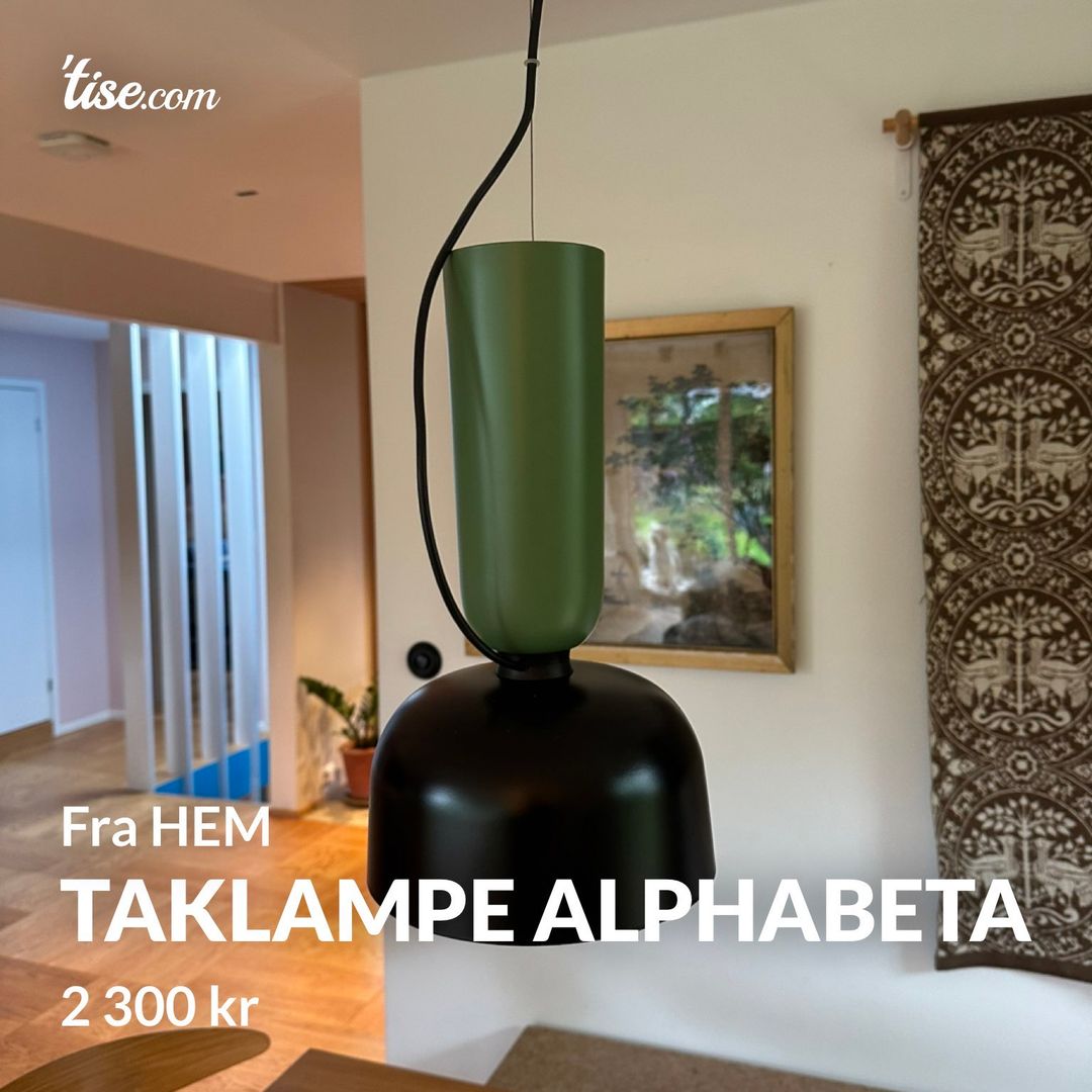 Taklampe Alphabeta