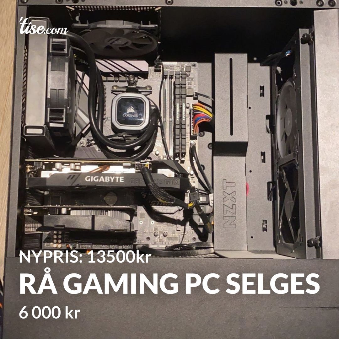 RÅ GAMING PC SELGES