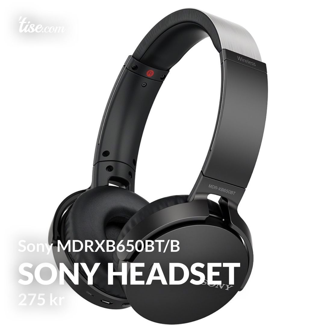 Sony headset