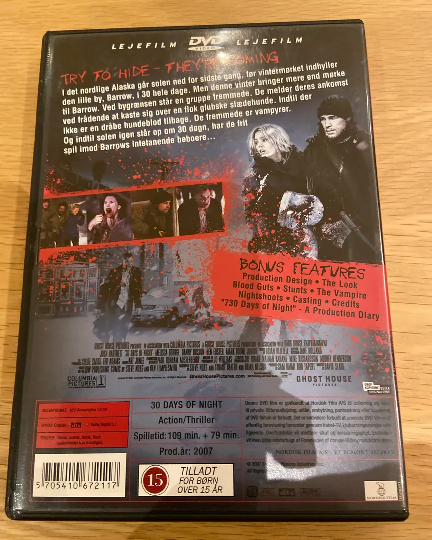 30 days og night dvd