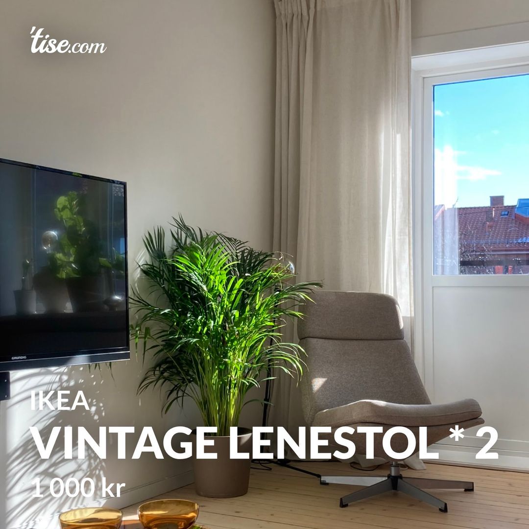 Vintage lenestol * 2