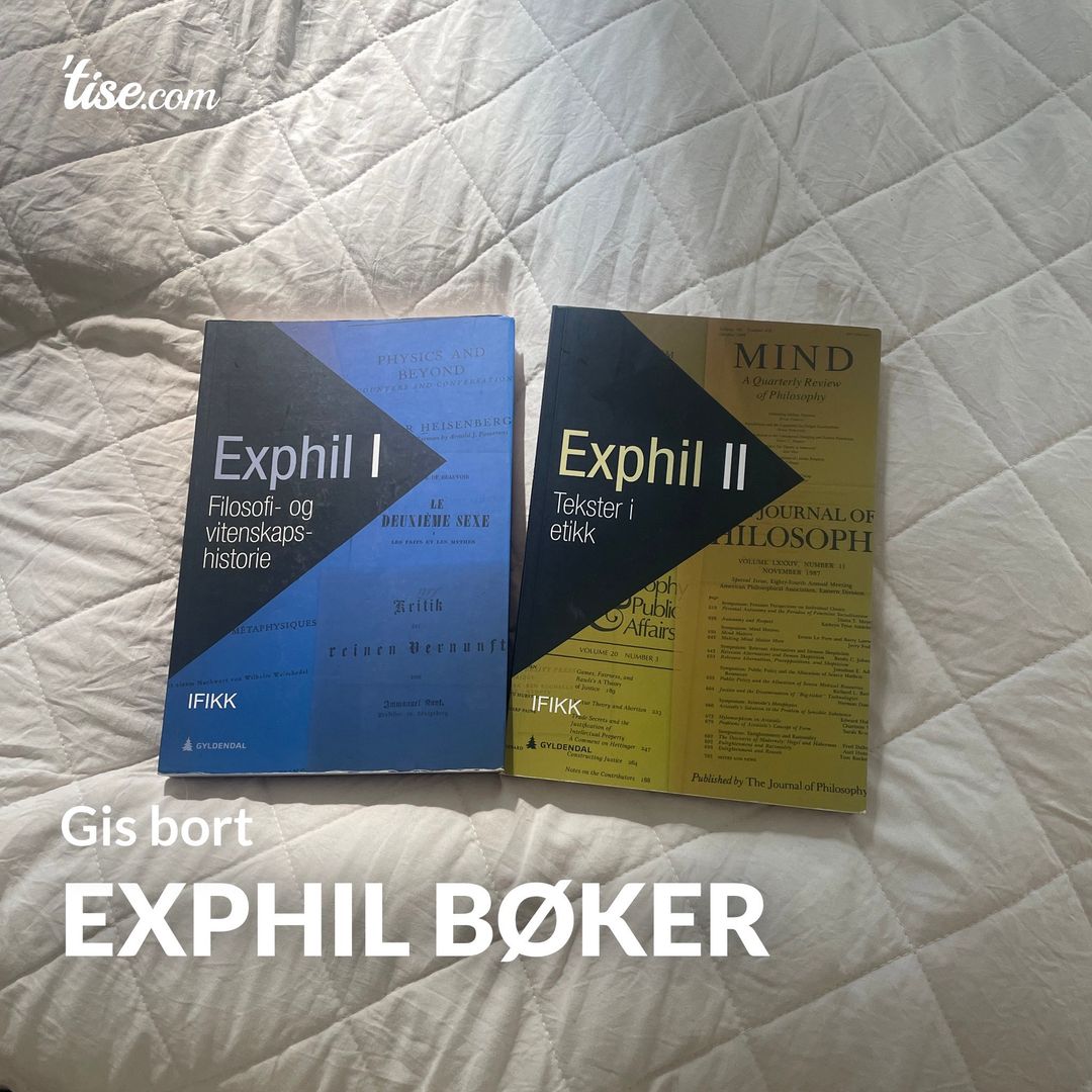 Exphil bøker