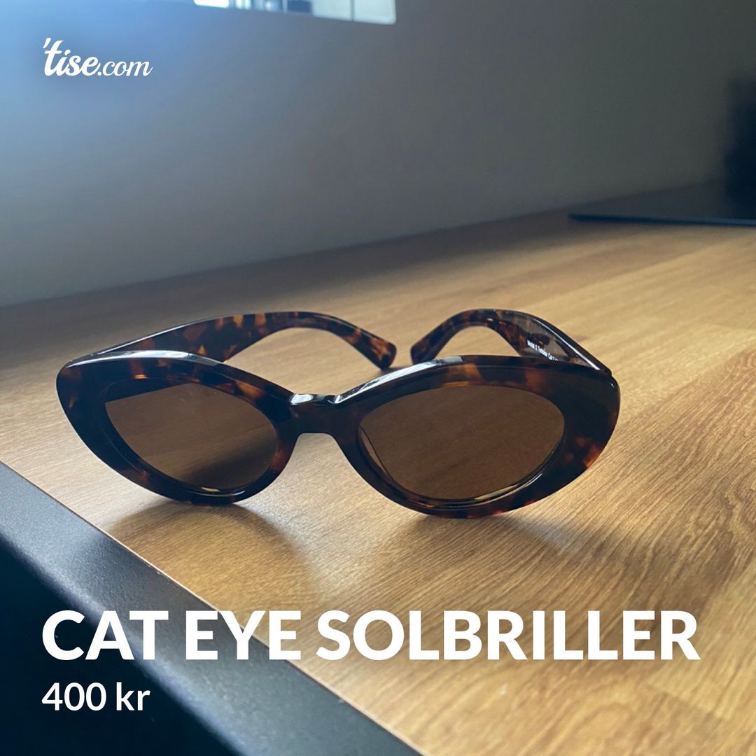 Cat eye solbriller