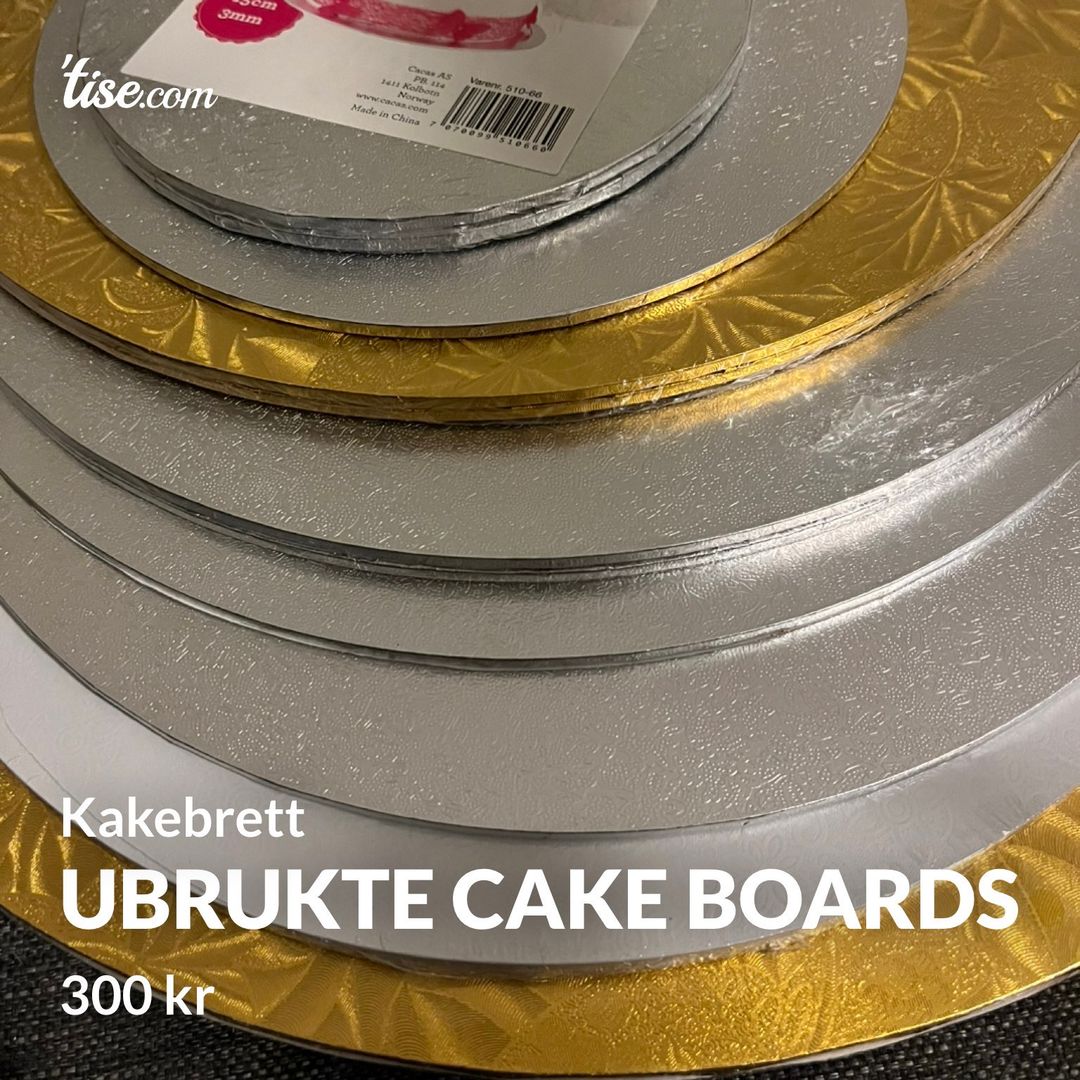 Ubrukte Cake boards