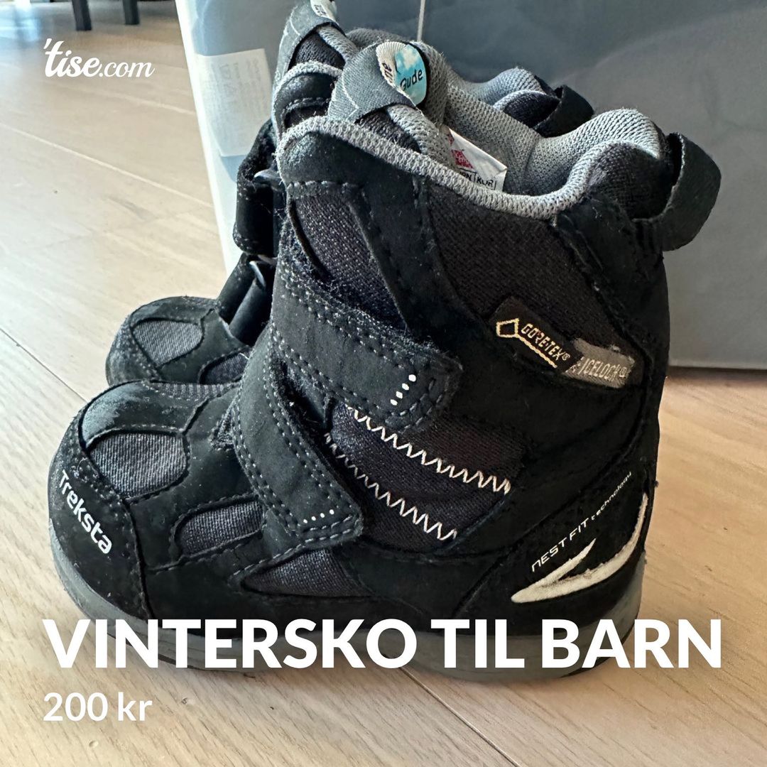 Vintersko til barn