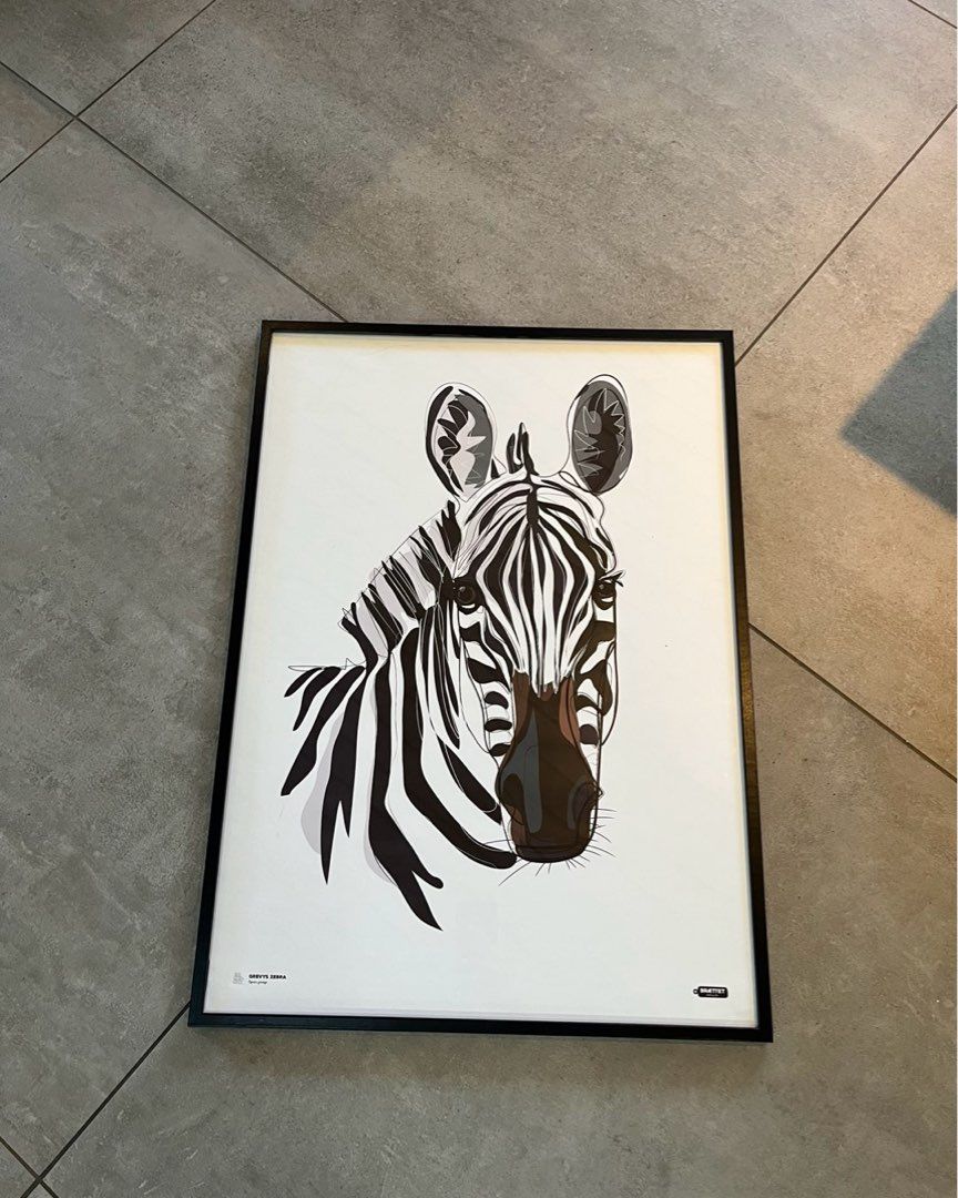 Zebraplakat