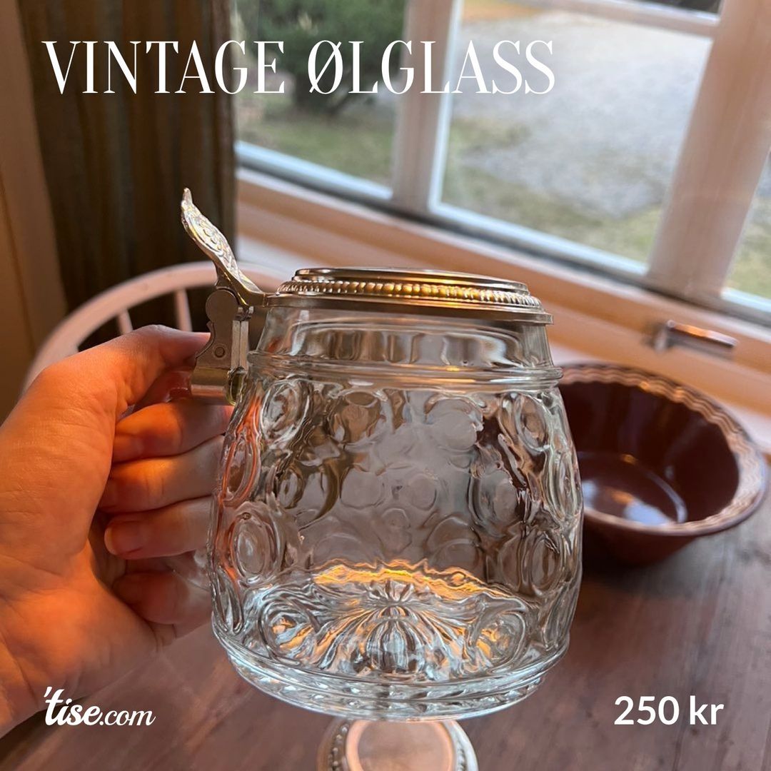 Vintage ølglass