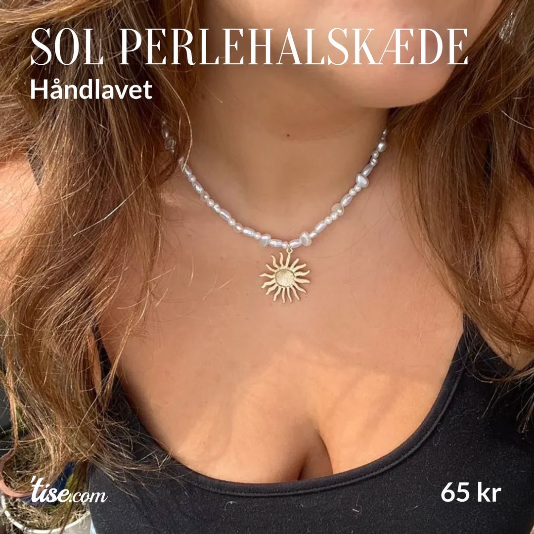 Sol perlehalskæde